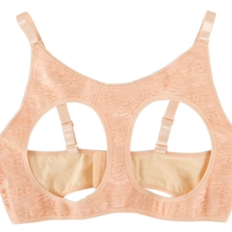 You2Toys Silicone Chest Enhancer with Adjustable Bra, Natural, 75-85 cm