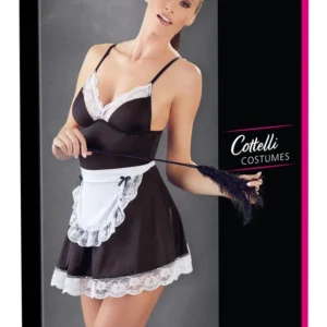 Cottelli Collection Maid Dress S Adjustable Straps & Lace Accents