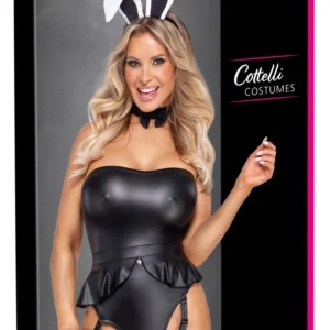 Cottelli COSTUMES Bunny Body S Black Costume Set with Accessories