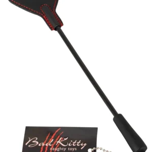 You2Toys Heart Mini Crop Black-Red 25cm with Faux Fur & Leather Look