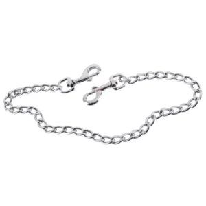 You2Toys Silver Metal Chain 50cm with Dual Snap Hooks