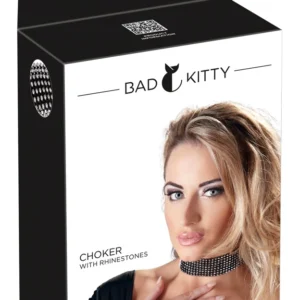 ZADO Rhinestone Adjustable Choker 25-42 cm - Sparkling Neck Accessory