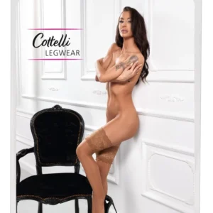 Cottelli LEGWARE Hold-ups Skin 3 - Lace Top Stay-Up Stockings 20 DEN