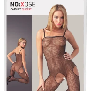 Cottelli Collection Net Bodystocking S/M Black Polyamide Mesh