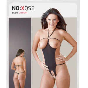 Body Sexy Open S-L Black Rhinestone Straps by Cottelli Collection