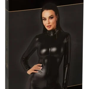 Noir Handmade Orgia Chimera Powerwetlook Mini Dress XL Black