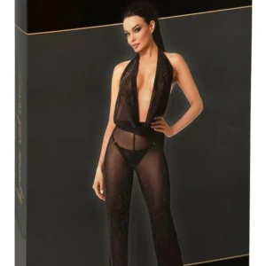 Noir Handmade Orgia Jumpsuit Powernet Black L