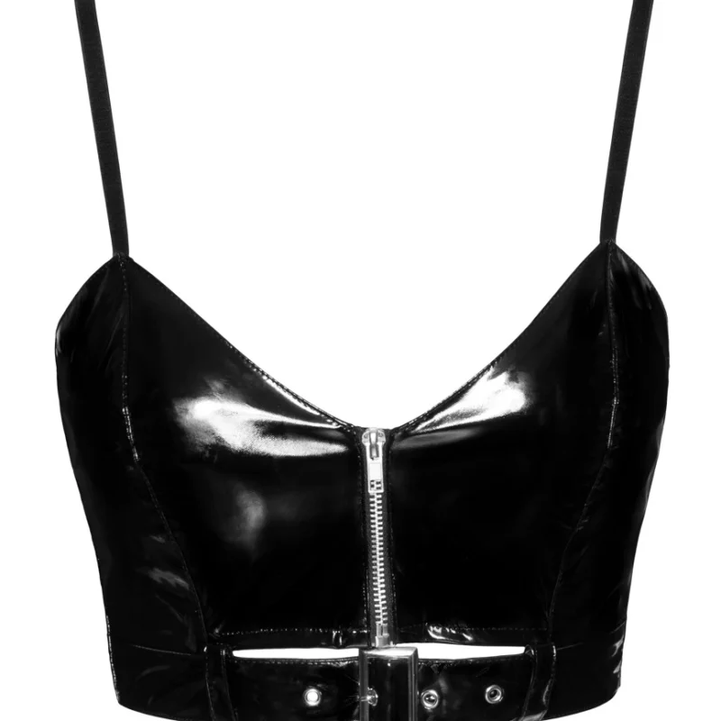 Black Level Vinyl Top XS with Adjustable Buckle Strap, Shiny Finish