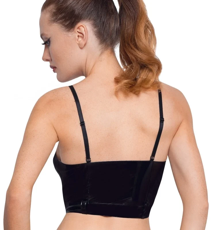 Black Level Vinyl Top XS with Adjustable Buckle Strap, Shiny Finish