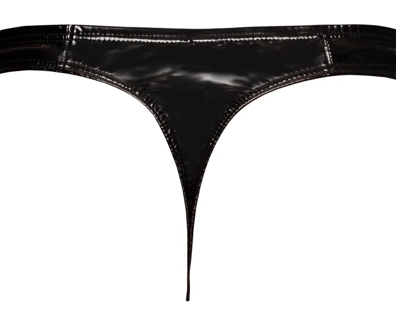 Black Level Rio Men's Briefs M Shiny Bi-Elastic Vinyl Finish