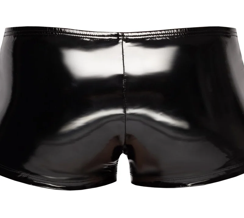Black Level Biker-Style Vinyl Pants XL, Stretch, Glossy Finish