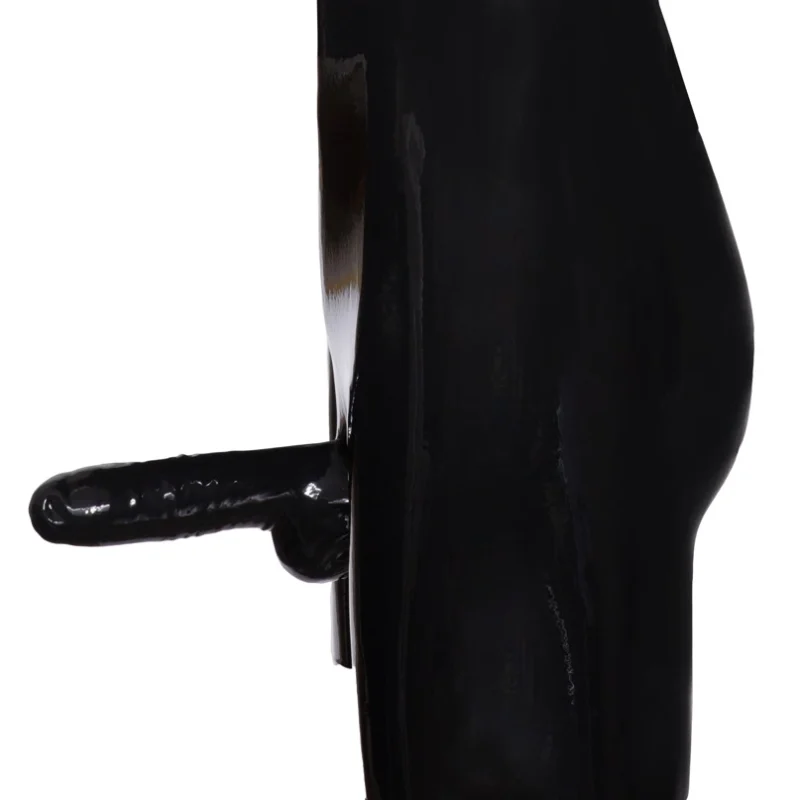 LateX Men's Latex Briefs Black S - Anatomical Design, 0.4 mm Thickness