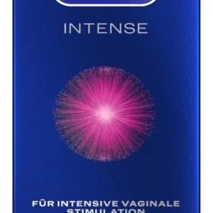 Durex Intense Orgasmic Condoms 22 pcs Mint Flavour Ribbed & Dotted 56mm