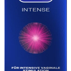 Durex Intense Orgasmic Condoms 10 pcs Mint Flavour Ribbed & Dotted 56 mm