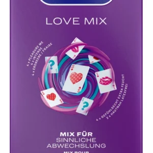 Durex Love Mix Pack 18pcs - Assorted Flavors & Textured Condoms Set