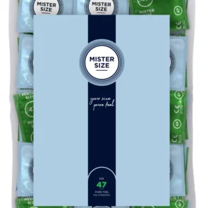 Mister Size 47mm Ultra-Thin Condoms 100 Pack - Precise Fit & Comfort