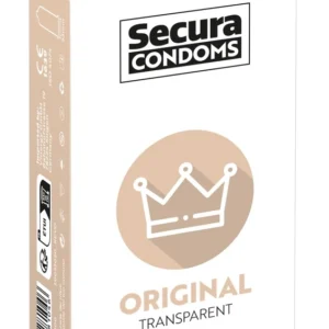 Secura Original 12pcs Intimate Protection Vegan Latex Condoms 52mm