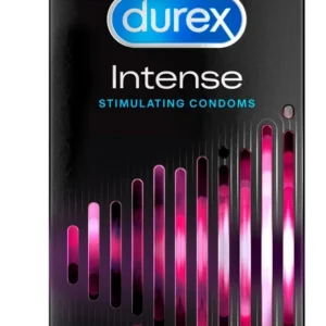 Durex Intense 8 pcs - Textured Condoms with Stimulating Gel