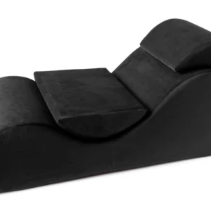 Liberator Esse Lounger - Ergonomic Intimate Furniture with Headrest, Black