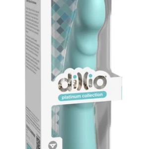 Dillio Platinum Slim Seven Teal 19.7cm Anatomical Model, Silicone
