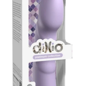 Dillio Platinum Super Eight 21cm Silicone Intimate Device Purple