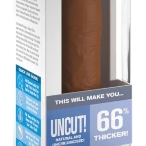 Fantasy X-Tensions Elite Uncut Enhancer Silicone Sleeve with Strap, 20.3 cm