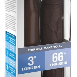 Fantasy X-Tensions Elite 3" Silicone Extension Sleeve with Secure Strap