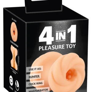 You2Toys 4in1 Multi-Functional Intimate System, Flexible TPE, 7 cm