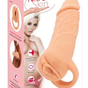 Nature Skin Extender Medium Intimate Extension & Stimulation System 18.5cm