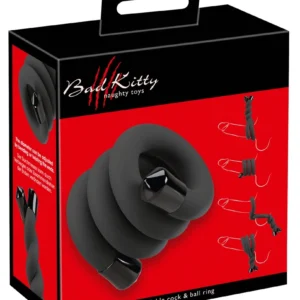 Bad Kitty Flexible Rod Adjustable Intimate Ring 54cm Black EVA/Metal