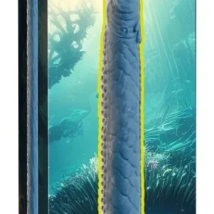 You2Toys Beasty Cocks Eel Silicone Model 46cm with Suction Cup Black