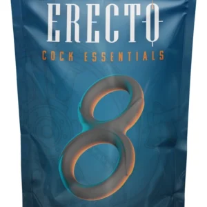 Erecto Double Support Ring Liquid Silicone Flexible Black 19g