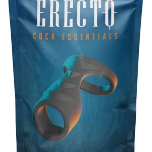 Erecto Liquid Silicone Performance Sleeve with Dual Support Rings, 8cm