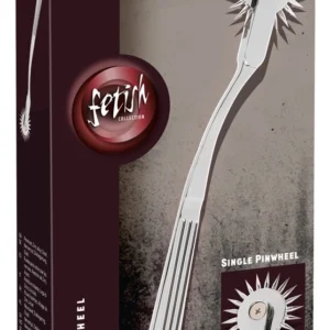 Fetish Collection Silver Single Pinwheel Steel Precision Tool 18.5cm