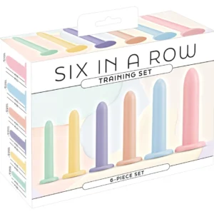 You2Toys Six in a Row Silicone Training Set 6 Sizes Pastel Colors