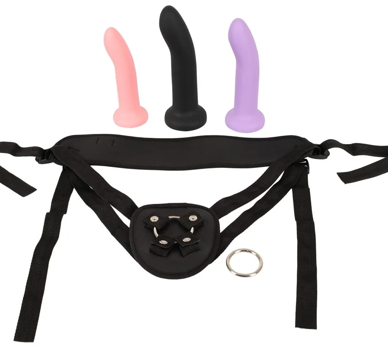 You2Toys Your Strap-On 3-Piece Harness Set Liquid Silicone S/M/L