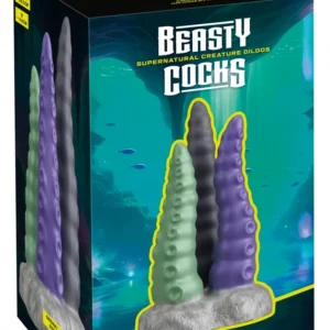 You2Toys Beasty Cocks Triple Tentacle Silicone Fantasy Model 22cm