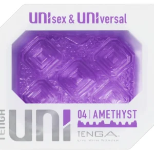 Tenga UNI Amethyst Intimate Sleeve - Flexible Unisex Finger Accessory 6cm