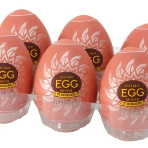 Tenga Egg Shiny II 6-Pack - Flexible Textured Stimulation System