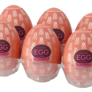 Tenga Egg Cone Stronger HB 6pcs Set - Flexible Stimulation Sleeves