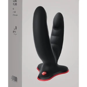 Fun Factory Ryde Black Flexible Dual-Ended Silicone Model 12.3/10 cm