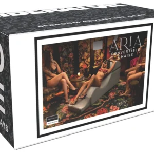 Liberator Aria Flip Chaise Grey - Ergonomic Foldable Lounge Seat