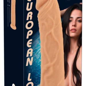 You2Toys European Lover Silicone Flexible Modelis 23cm su siurbtuku