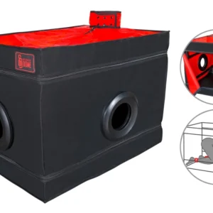 Secret Dome La Niche Modular Black & Red Privacy Play Box 85x60x60 cm