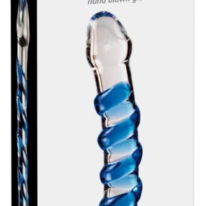 Pipedream Icicles No. 5 Glass Massage Tool Spiral Pattern 18.5cm