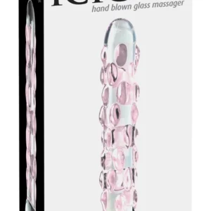 Pipedream Icicles No. 7 Glass Massage Rod with Textured Surface 17.8 cm