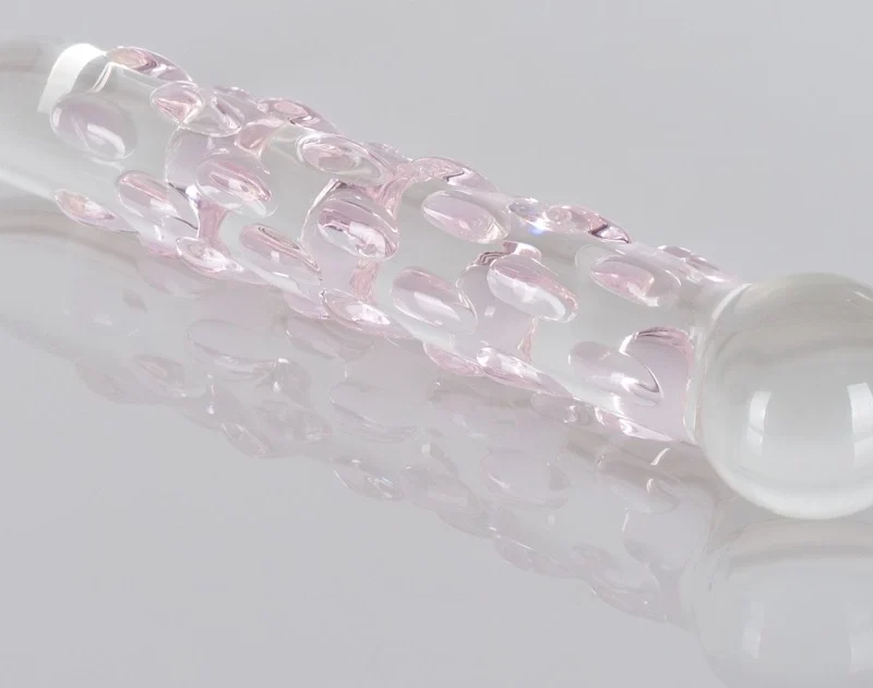 Pipedream Icicles No. 7 Glass Massage Rod with Textured Surface 17.8 cm
