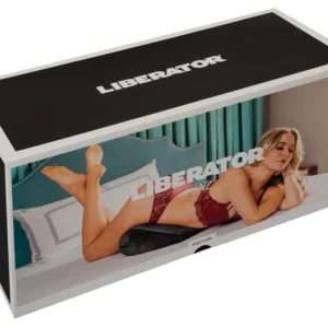 Liberator Jaz Ergonomic Wedge Pillow, Removable Cover, 48x35.5x18cm, Black