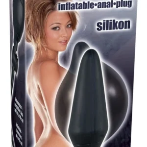 You2Toys True Black Inflatable Plug with Suction Base, 15 cm, Silicone