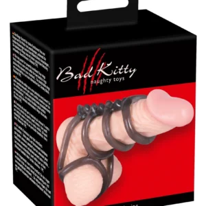Bad Kitty Multi-Ring Support System Smoke Flexible TPE 7cm